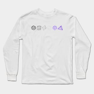 Ace DND Dice Set Long Sleeve T-Shirt